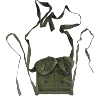 USGI APERS M86 Nylon Chest Bandoleer Mine Pouch Holds 2