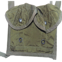 USGI APERS M86 Nylon Chest Bandoleer Mine Pouch Holds 2