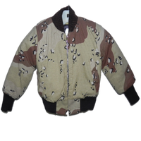 Kids Jacket Coat Camouflage Size 4 Chocolate Chip Pattern