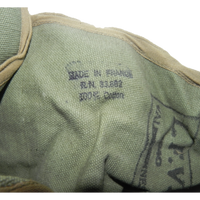 Authentic French WWII 1940 Cotton Shoulder Bag - Military Collectible