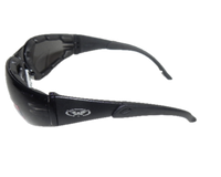 Sunglasses Global Vision Rider Plus UV400 Black/Smoke Tint Lens ANSI Z87.1+