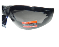 Sunglasses Global Vision Rider Plus UV400 Black/Smoke Tint Lens ANSI Z87.1+
