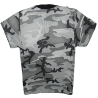 T-Shirt Kids Gray Camouflage Size Small 6-8