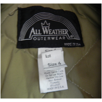 Kids Jacket Coat Camouflage Size 4 Chocolate Chip Pattern