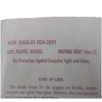 USGI M44 Military Goggle Replacement Lens