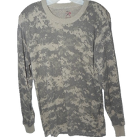 T-Shirt Boy's Long Sleeve ACU Digital Camouflage XL