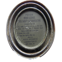 USGI WWII Ration Heating Wood Alcohol Fuel Tablet Can