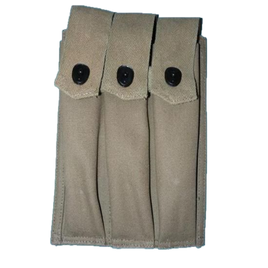 WWII THOMPSON 3 CELL AMMUNITION POUCH REPRODUCTION