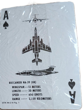 Army Aircraft Recognition Playing Cards New Old Stock In Box 44-2-6
