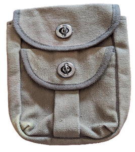Canvas Ammo Pouch/Utility Pouch Two Pocket