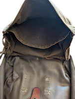 Vintage Military Swiss Vinyl Bread Messenger Bag
