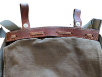 Vintage Military Swiss Vinyl Bread Messenger Bag