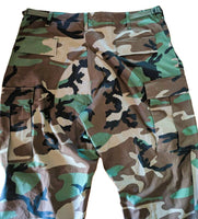 Woodland Camouflage Pants Trousers X-Large Long Stock#8415-01-184-1361