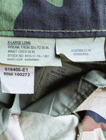 Woodland Camouflage Pants Trousers X-Large Long Stock#8415-01-184-1361