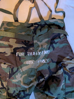 Military Chemical Trousers Pants Overgarment with Suspenders Large/Regular