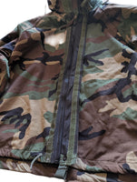 Military Chemical Coat Jacket Overgarment with Hood