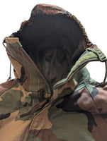 Military Chemical Coat Jacket Overgarment with Hood