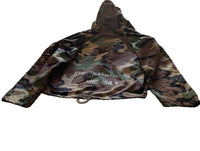 Military Chemical Coat Jacket Overgarment with Hood