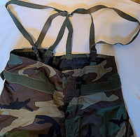 Military Chemical Trousers Pants Overgarment with Suspenders Large/Regular