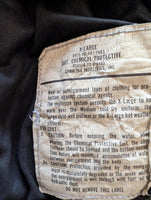 Vintage U.S. Army Chemical Protective Jacket Size X- Large "77"