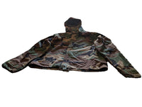 Military Chemical Coat Jacket Overgarment with Hood