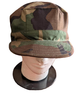 USGI USMC Utility Cap Woodland Camouflage Size Large Type II