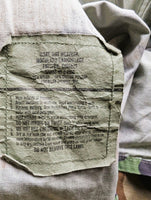 Vintage Army Camouflage Hot Weather Coat Large Short