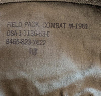 Vietnam Era M-1961 or M-1956 U.S. Army Field Pack Combat Bag Buttpack
