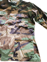 Vintage Army Camouflage Hot Weather Coat Large Short