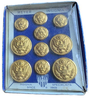 Vintage Vietnam Era Meyer Insignia Army Buttons (10)