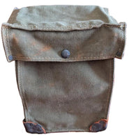 WWII Field Telephone Case Canvas & Leather