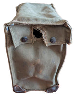 WWII Field Telephone Case Canvas & Leather