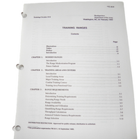 Military Book Training Ranges Circular TC 25-8 Army/Marines