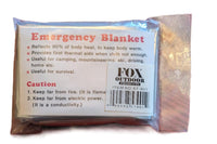 Silver Emergency Blanket for Warmth & Protection Fox Outdoor 57-901 (3)