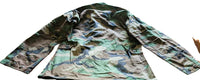 Vintage Army Camouflage Woodland Combat Coat Small Regular