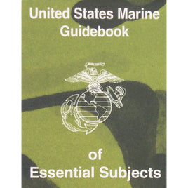 Military Book United States Marine Guidebook of Essential Subjects