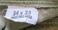 Vintage Vietnam U.S. Men's Army Pants Trousers Type 1    34 x 33