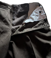 WWII U.S. Army Enlisted Men's Wool Field Trousers Pattern & Dated 1945