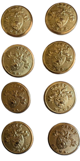 Vintage Military West Point Cadet Buttons (8)