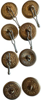 Vintage Military West Point Cadet Buttons (8)