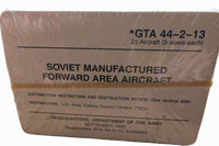 Army Soviet Manufactured Forward Area Aircraft Recognition Cards NOS No Box GTA 44-2 -13-10