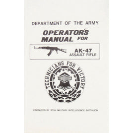 Operators Manual AK-47 Assault Rifle Department Of The Army