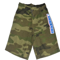 Boy's Camouflage Woodland Design Shorts - XS Size