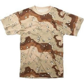 T-Shirt Desert Chopcolate Chip Pattern Camouflage BDU Style