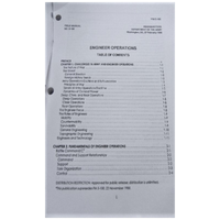 Military Book Engineer Operations Army Field Manual FM 5-100