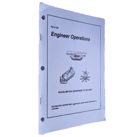 Military Book Engineer Operations Army Field Manual FM 5-100