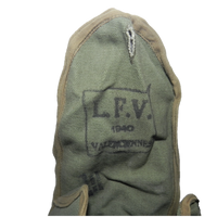 Authentic French WWII 1940 Gas Mask Bag - Military Collectible