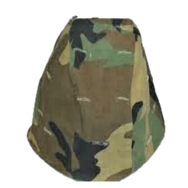 USGI Parachutists Military Helmet Cover Ground Troops Woodland