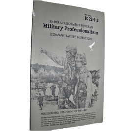 Military Book Prof. Leader Development Program Platoon/Squad TC 22-9-2