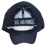 Hat Navy Embroidered Blue Baseball Ball Cap Curved Visor